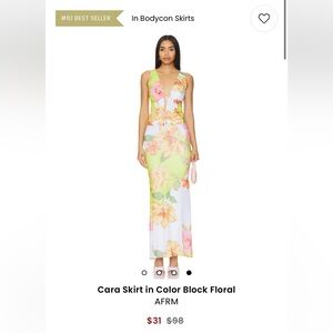 REVOLVE AFRM SKIRT + TOP SET